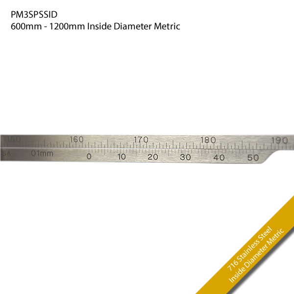 PM3SPSSID 600mm - 1200mm Inside Diameter Metric