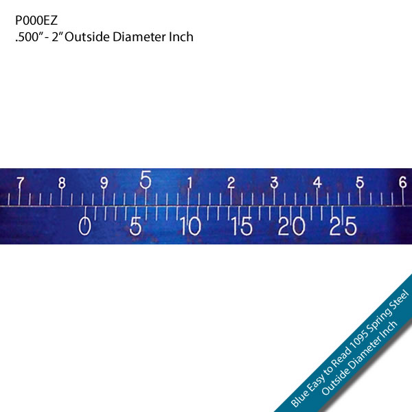 P000EZ .500" - 2" Outside Diameter Inch