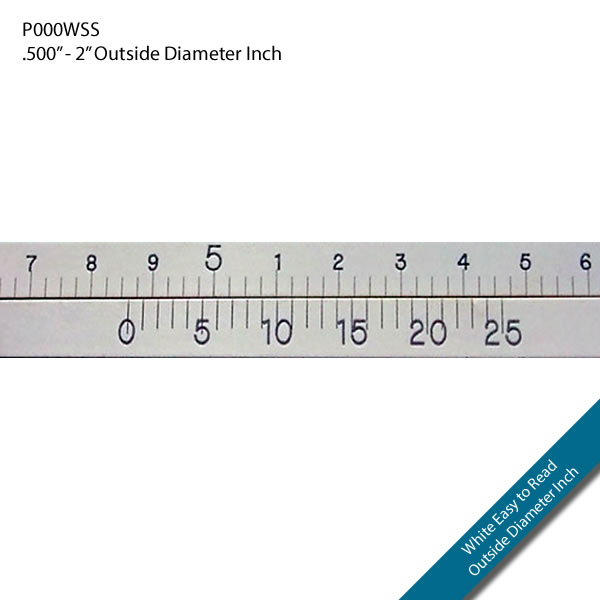 P000WSS .500mm - 2" Outside Diameter Inch