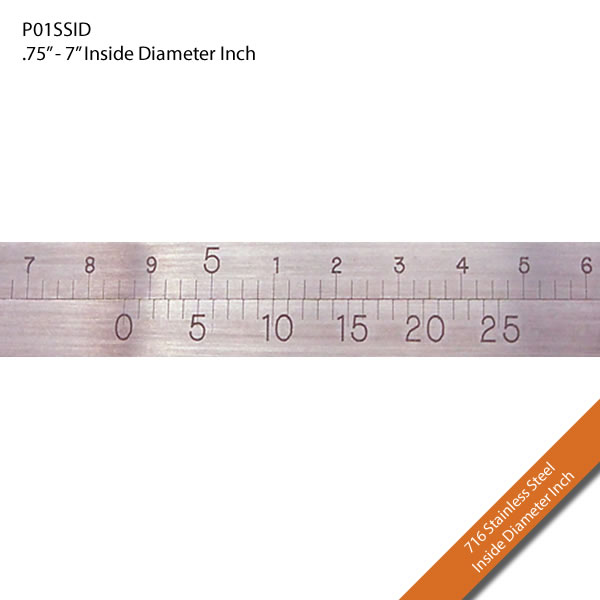 P01SSID .75" - 7" Inside Diameter Inch