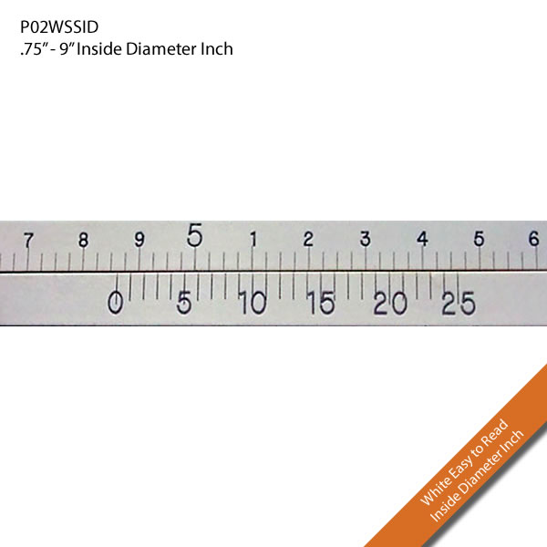 P02WSSID .75" - 9" Inside Diameter Inch