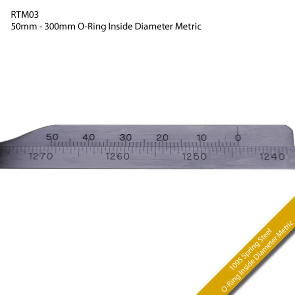 RTM03 50mm - 300mm O-Ring Inside Diameter Metric