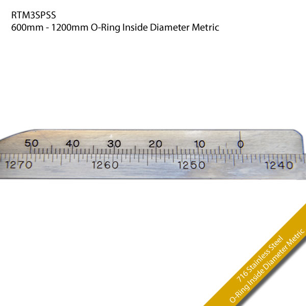 RTM3SPSS 600mm - 1200mm O-Ring Inside Diameter Metric
