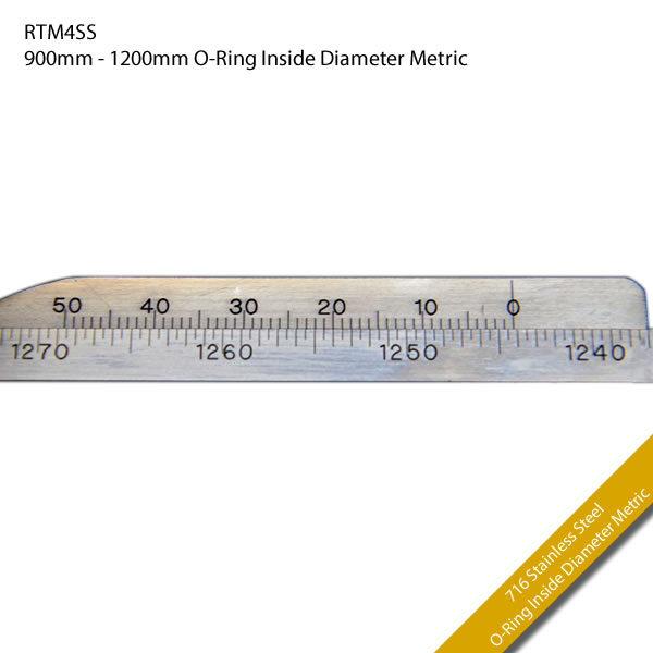 RTM4SS 900mm - 1200mm O-Ring Inside Diameter Metric