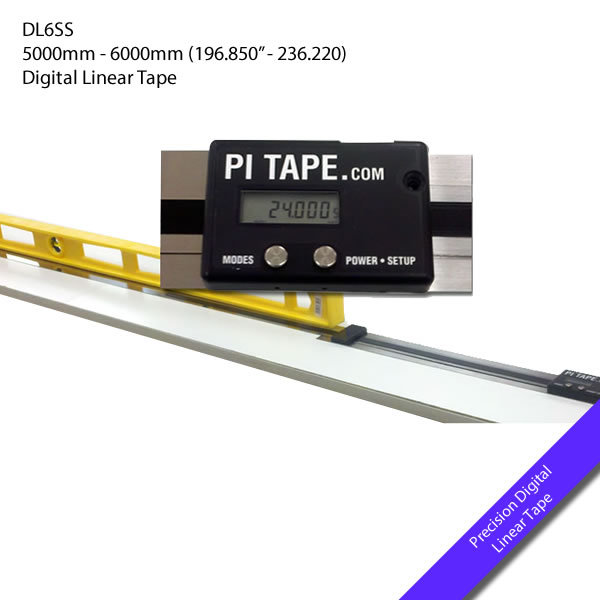 DL6SS 5000mm - 6000mm (196.850" - 236.220") Digital Linear Tape 