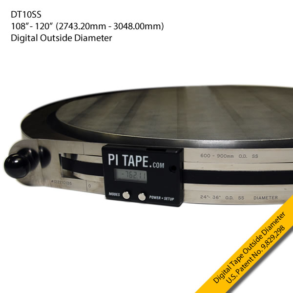 DT10SS 108" - 120" Digital Outside Diameter Inch